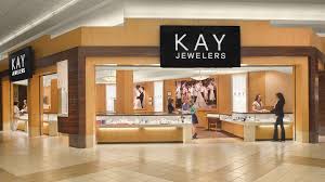 Huge and elegant-looking Kay Jewelers store in mall.