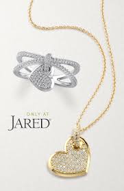 Jared Jewelry gold necklace and silver ring.