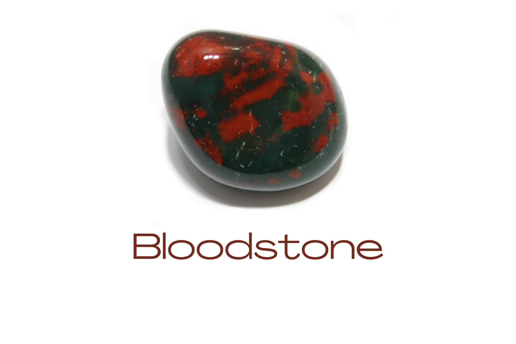 Bloodstone combined with black and red color