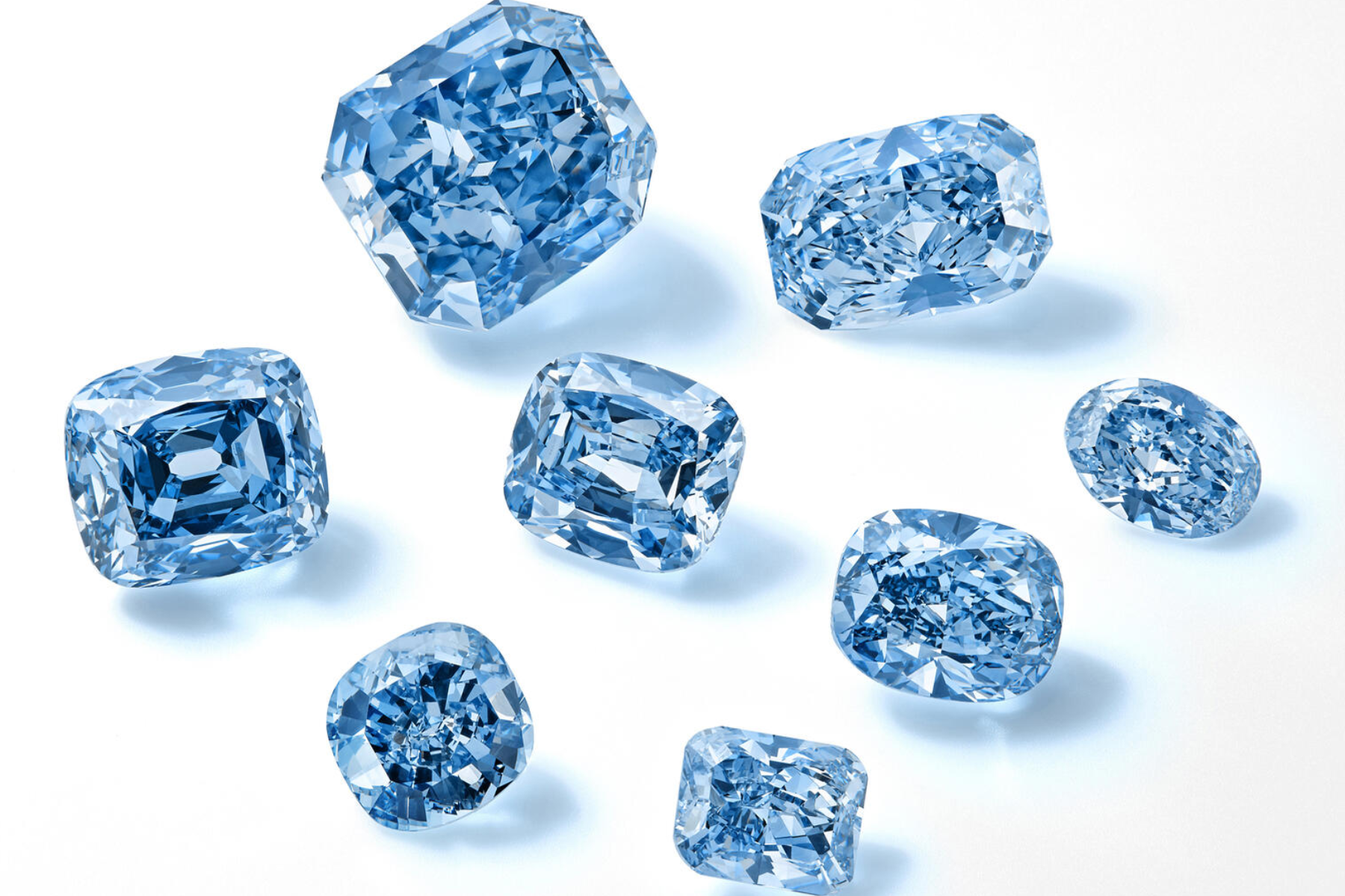 These 8 Blue Diamonds Worth $70m+ And Will Go Up For Auction