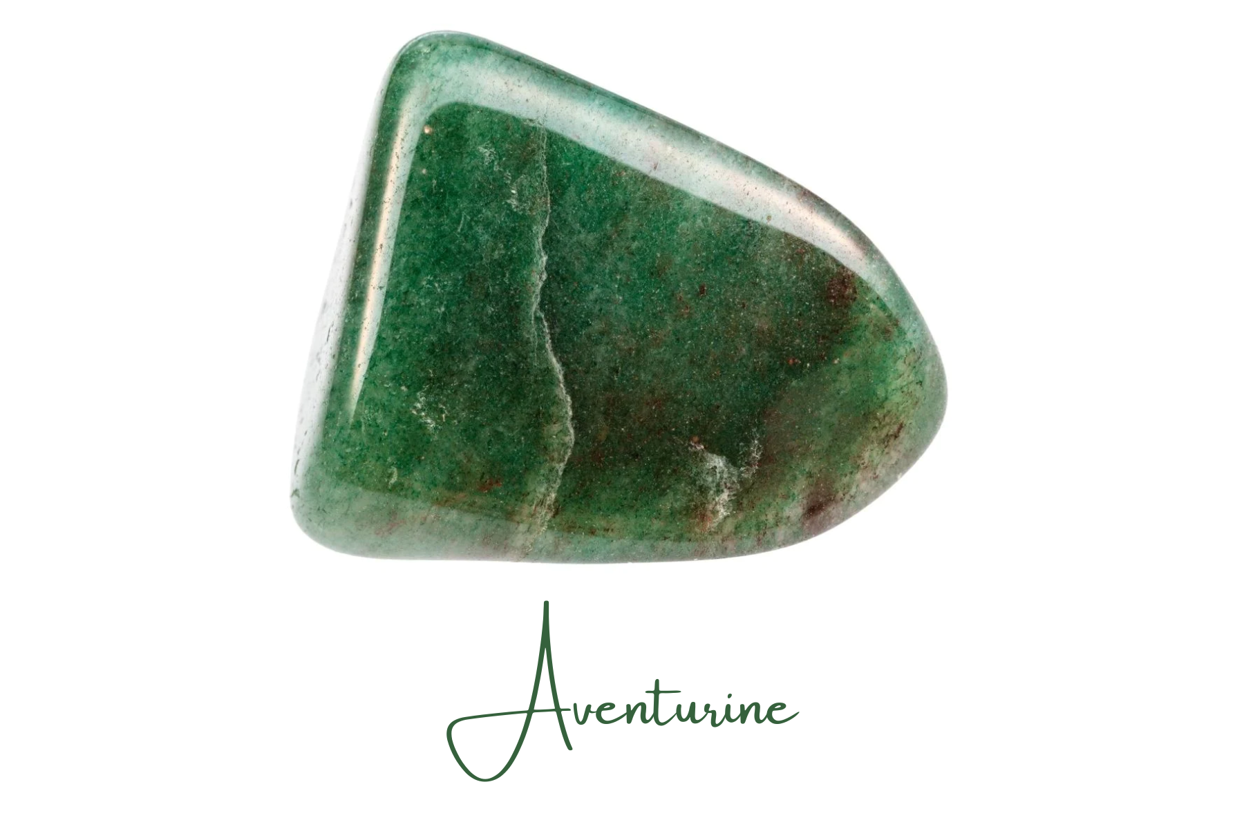 Rock-formed green Aventurine stone