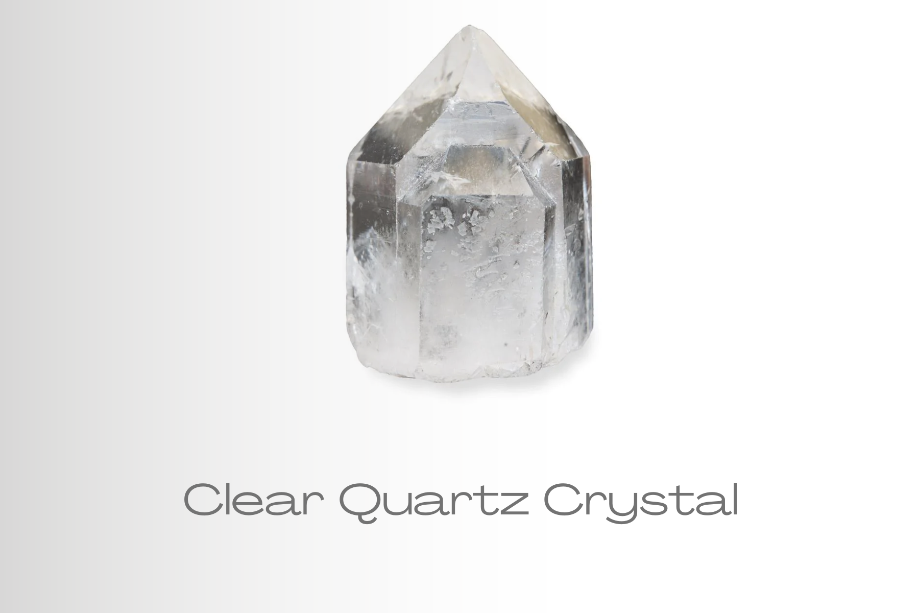 Pointed Clear Quartz crystal