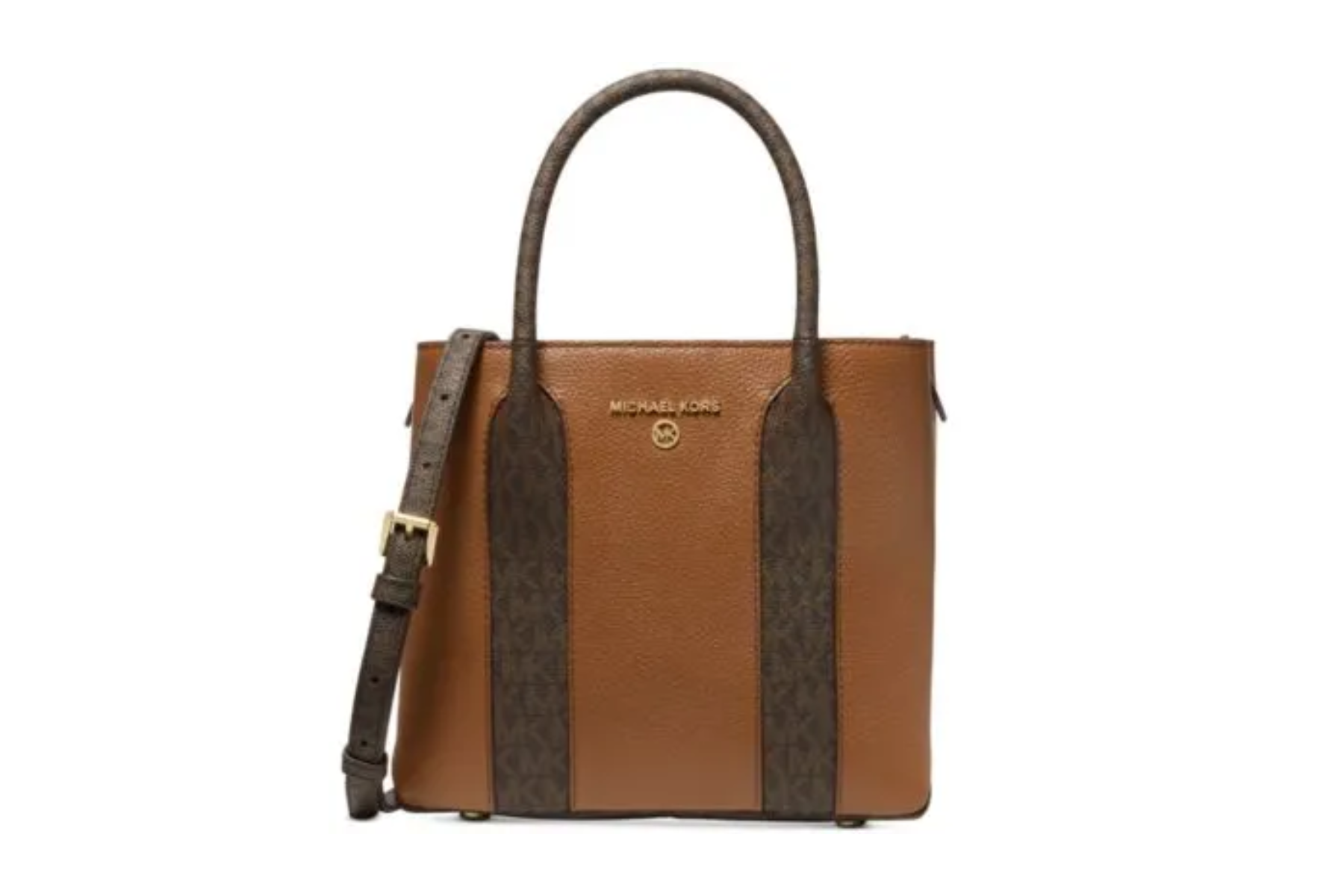 Leather bag with a logo of Michael Kors