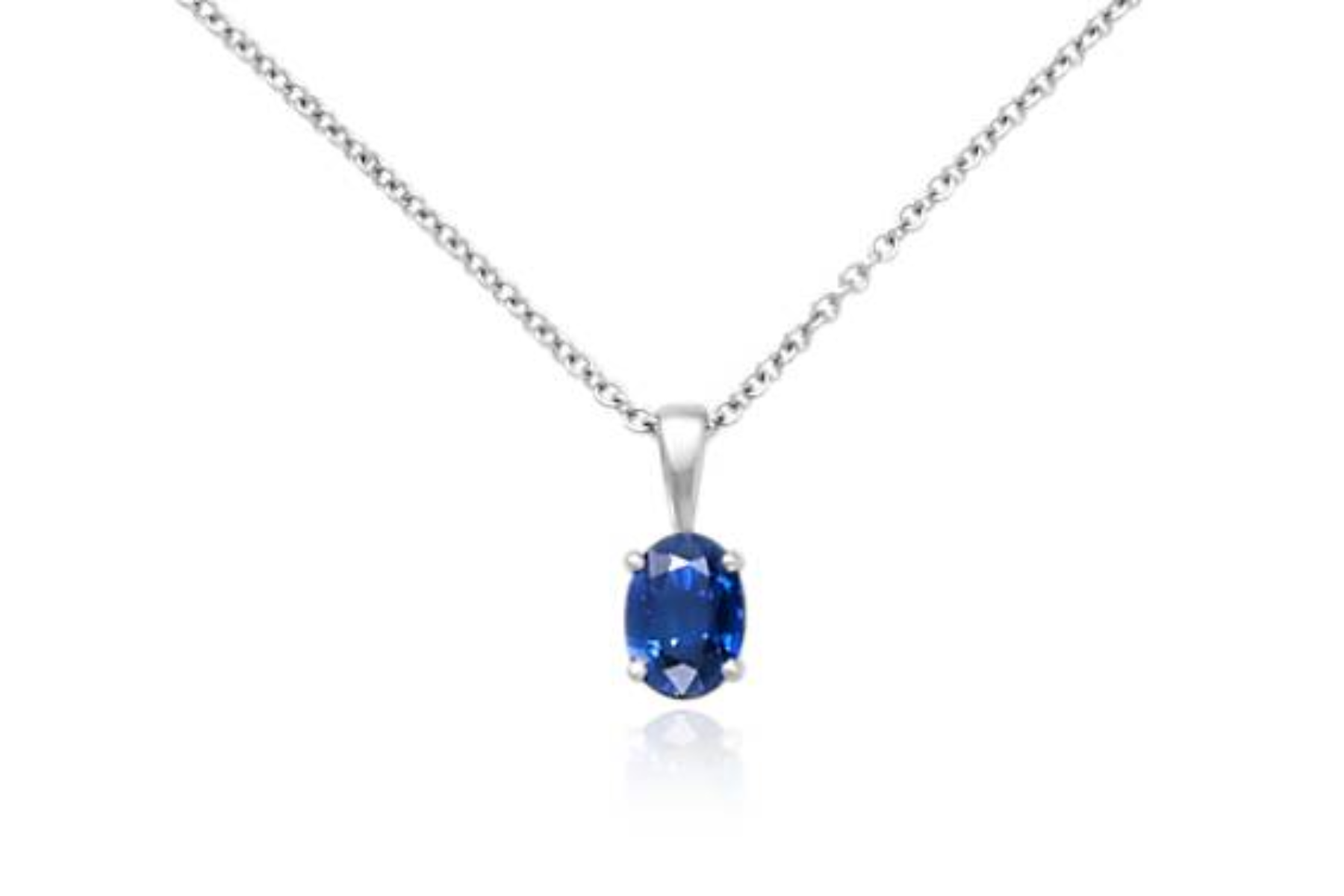 Sapphire pendant necklace