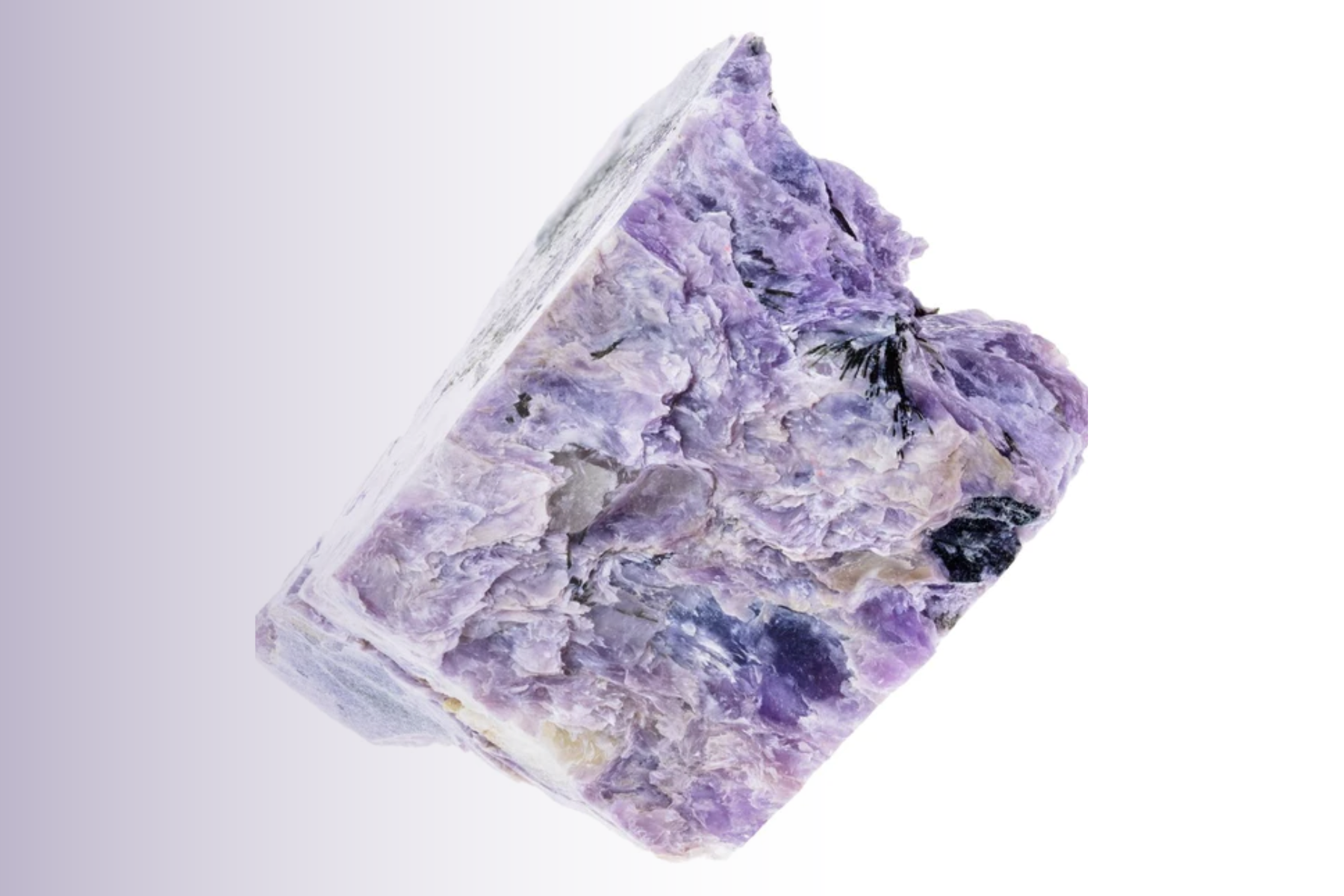 Cube charoite crystal