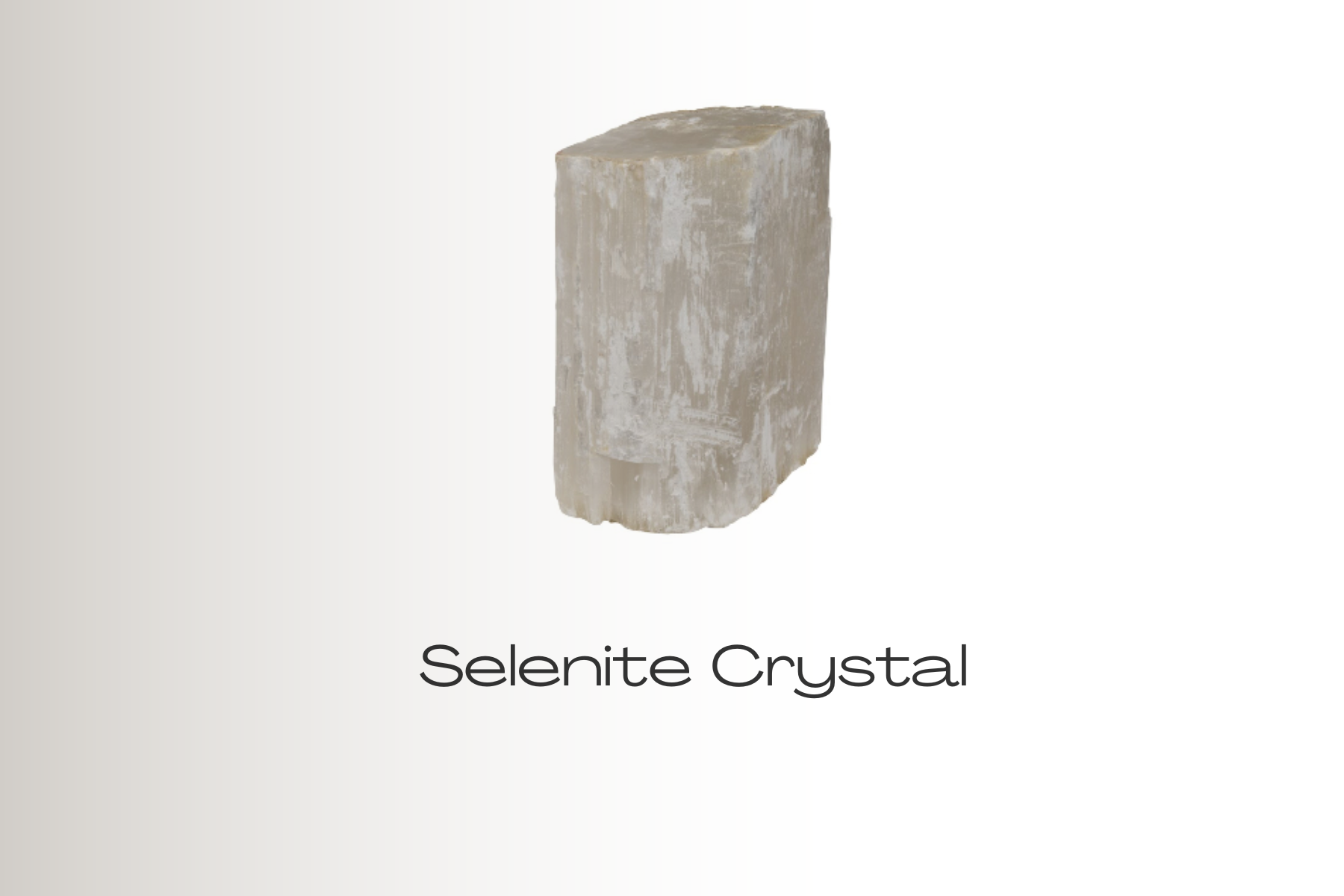 Gray Selenite stone