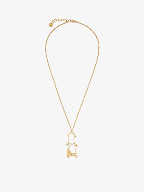 Zodiac sign gold necklace givenchy