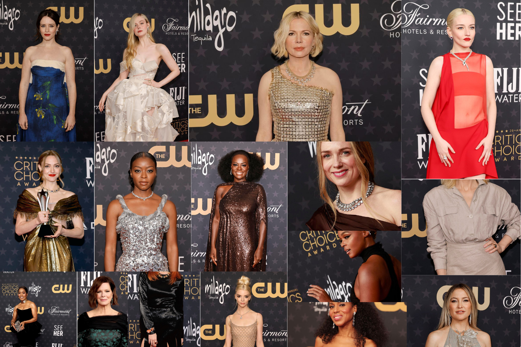 At the Critic's Choice Awards, 16 of the best Hollywood actresses wore stunning jewels
