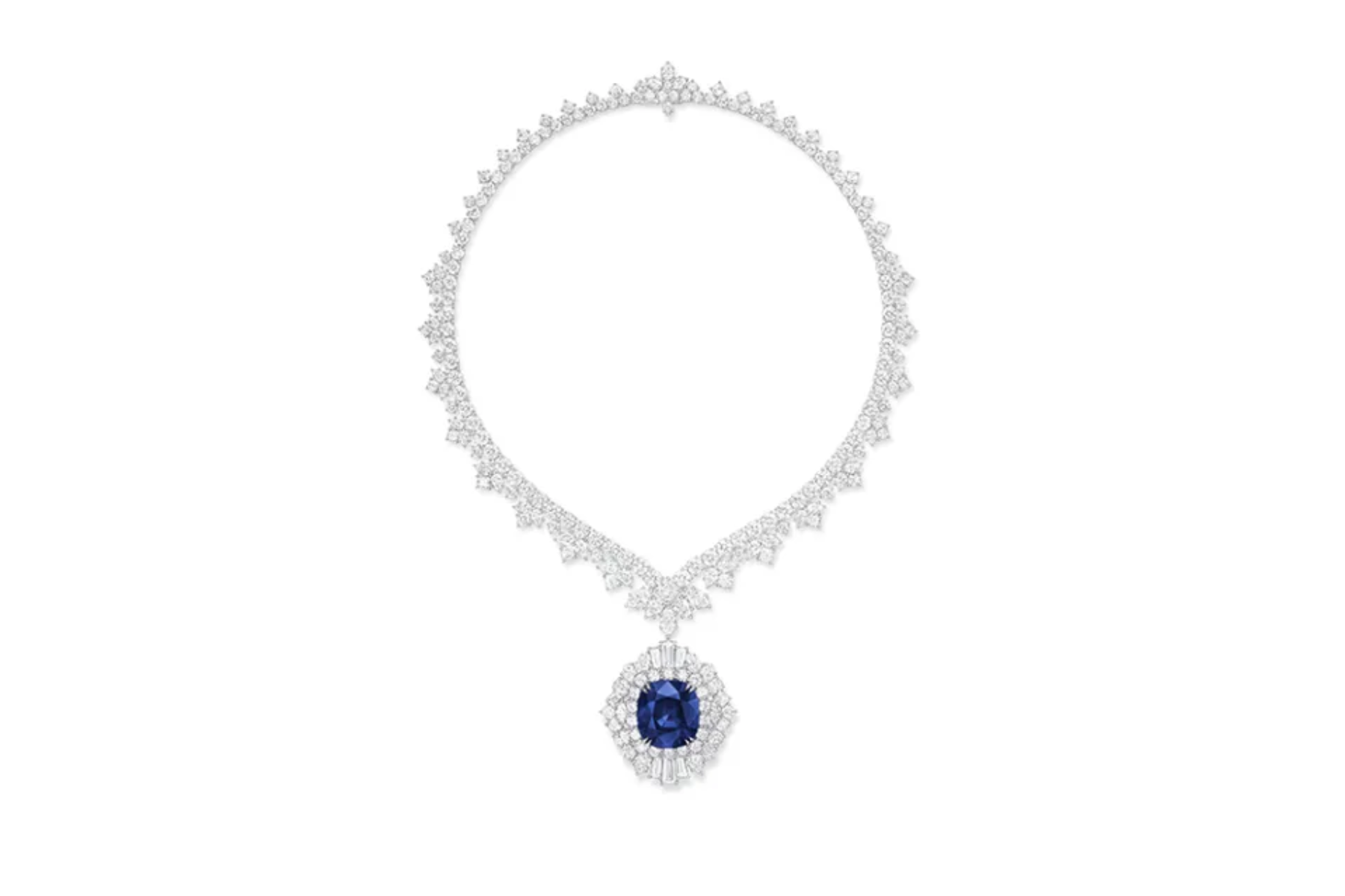 Harry Winston's New Necklace Features A 43-Karat Kashmiri Sapphire