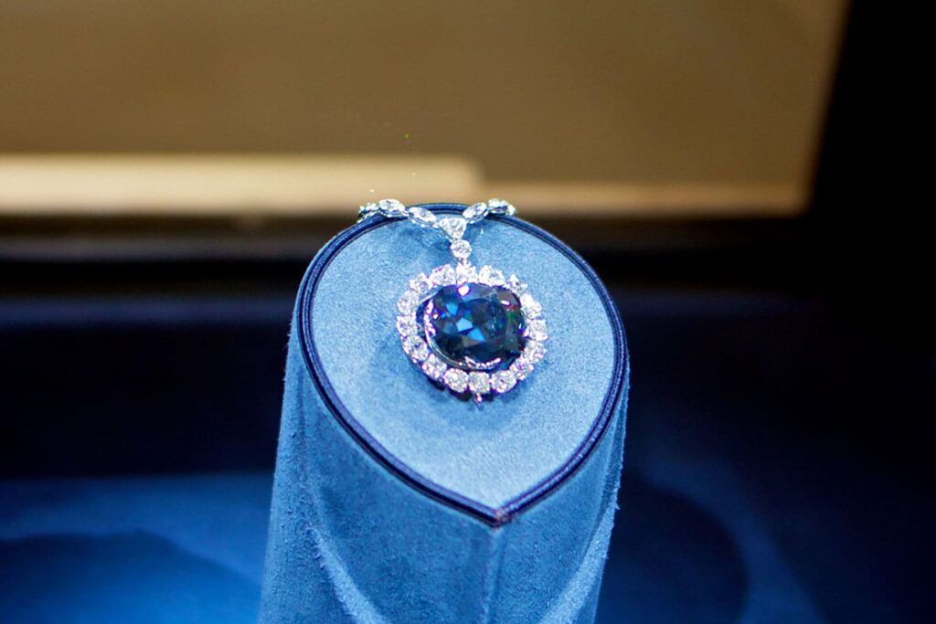 A blue Hope Diamond