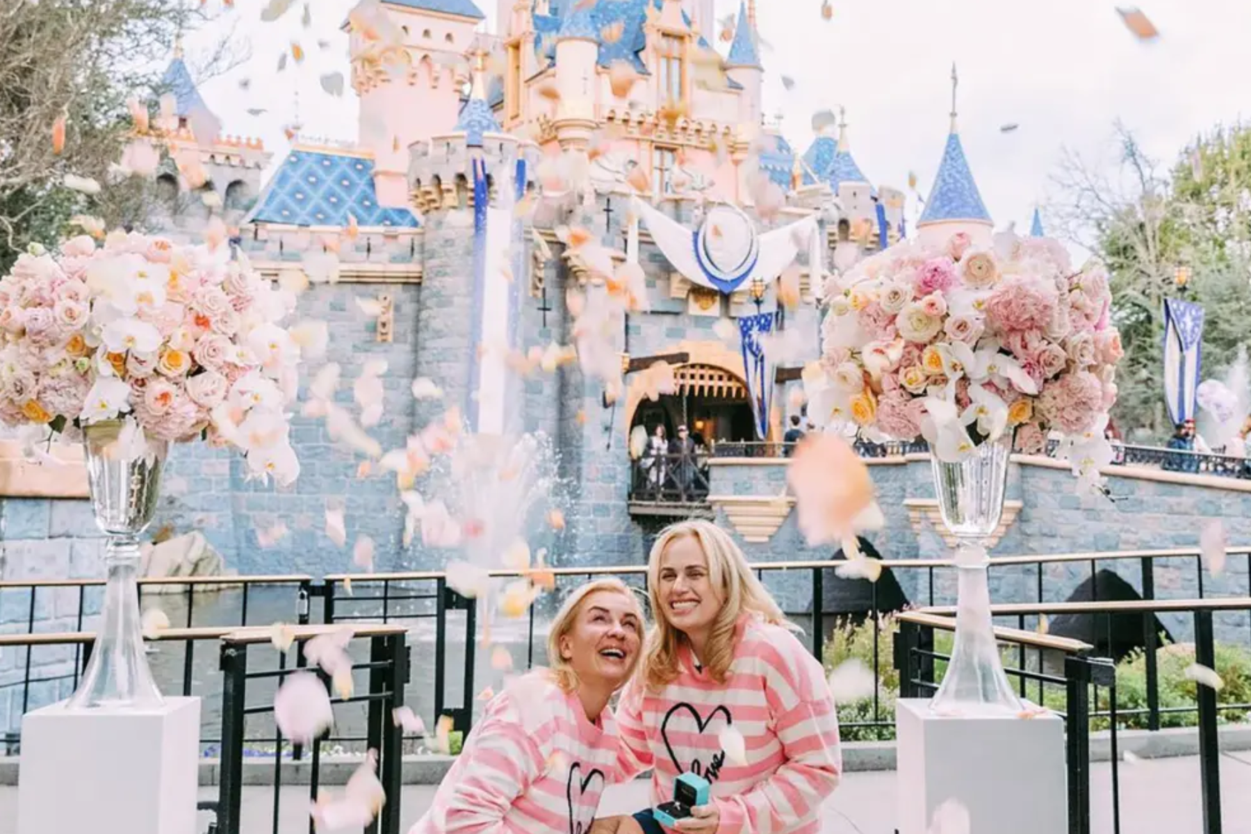 The couple got engaged during a Disneyland trip