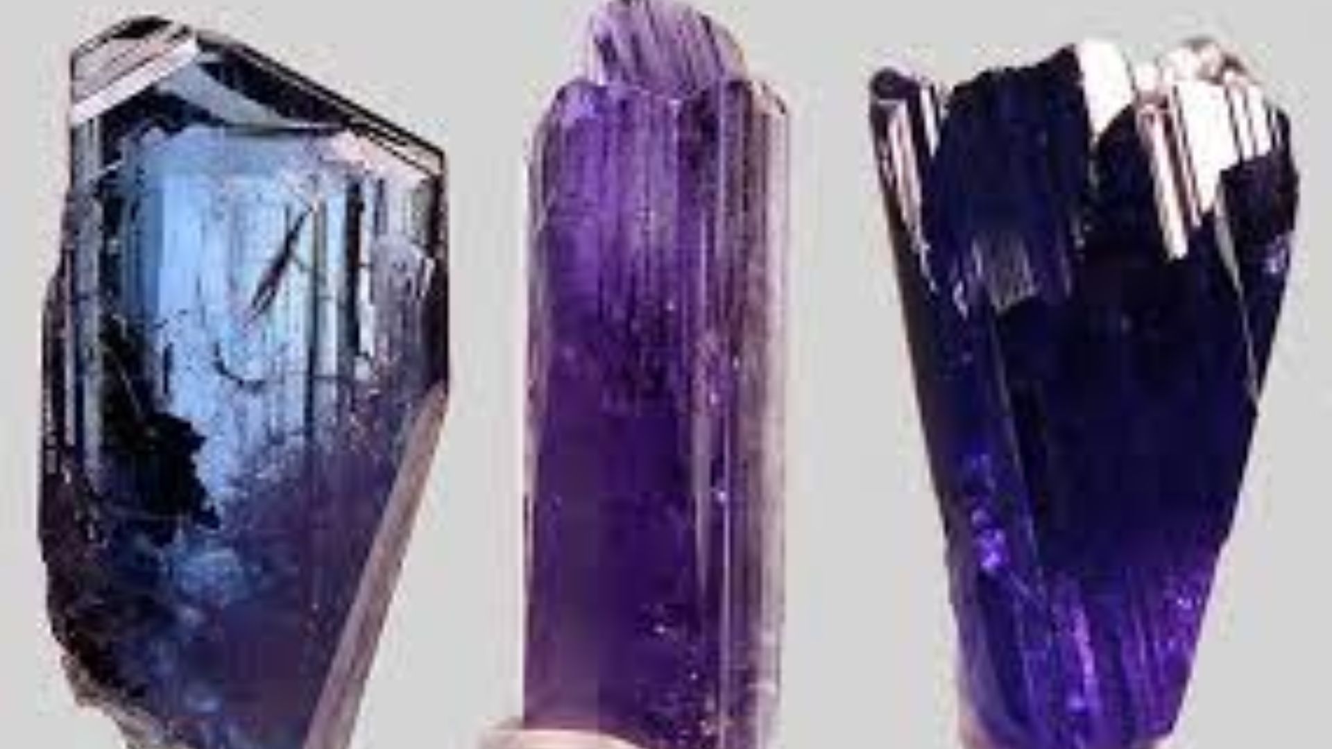 Different Sized And Shaped Tanzanite