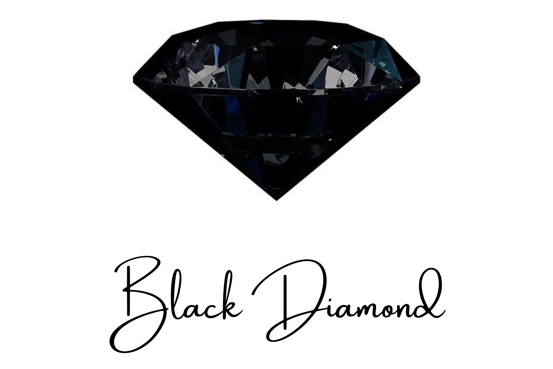 Deep black diamond