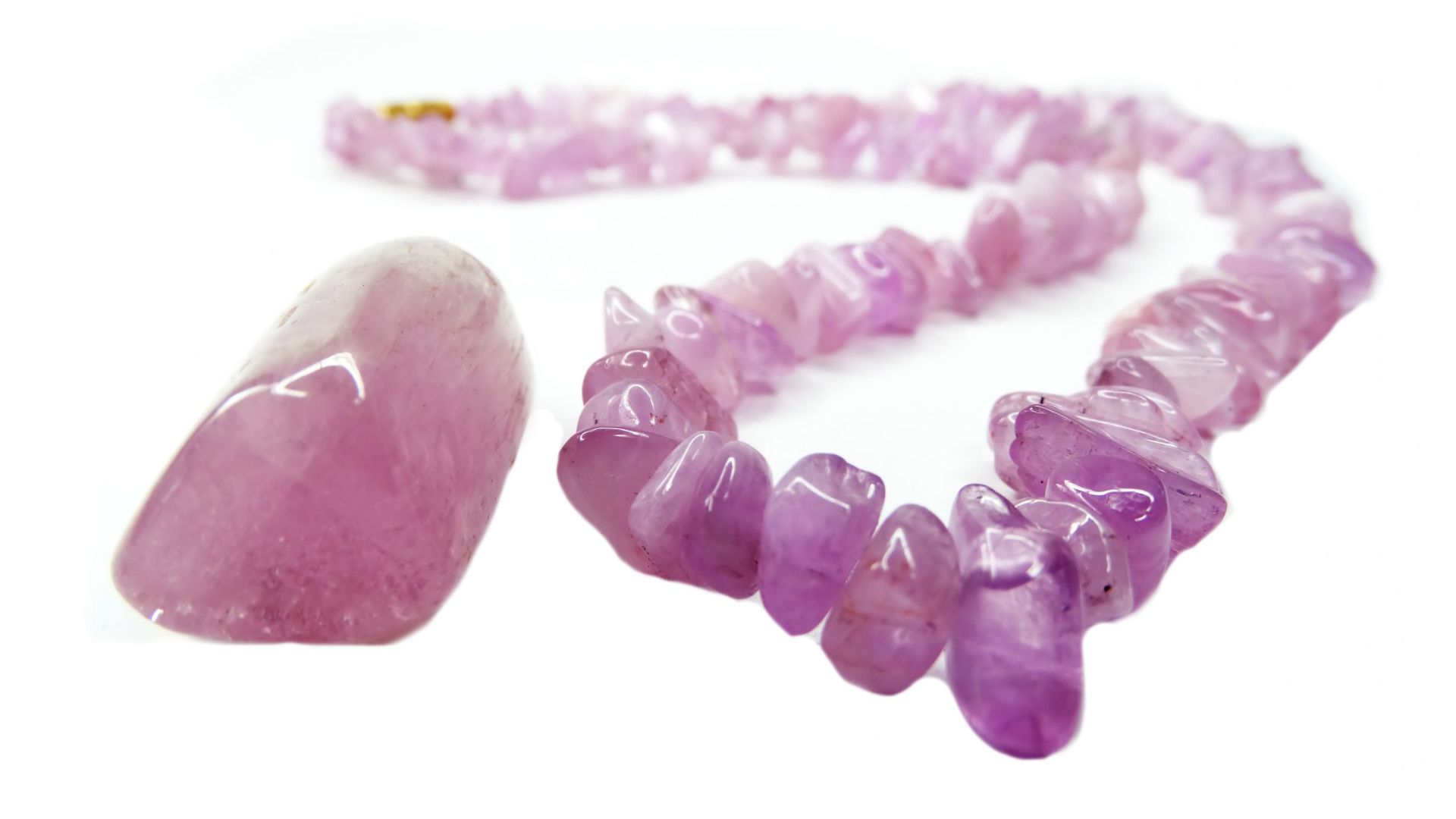 Beads Of Purple Stone
