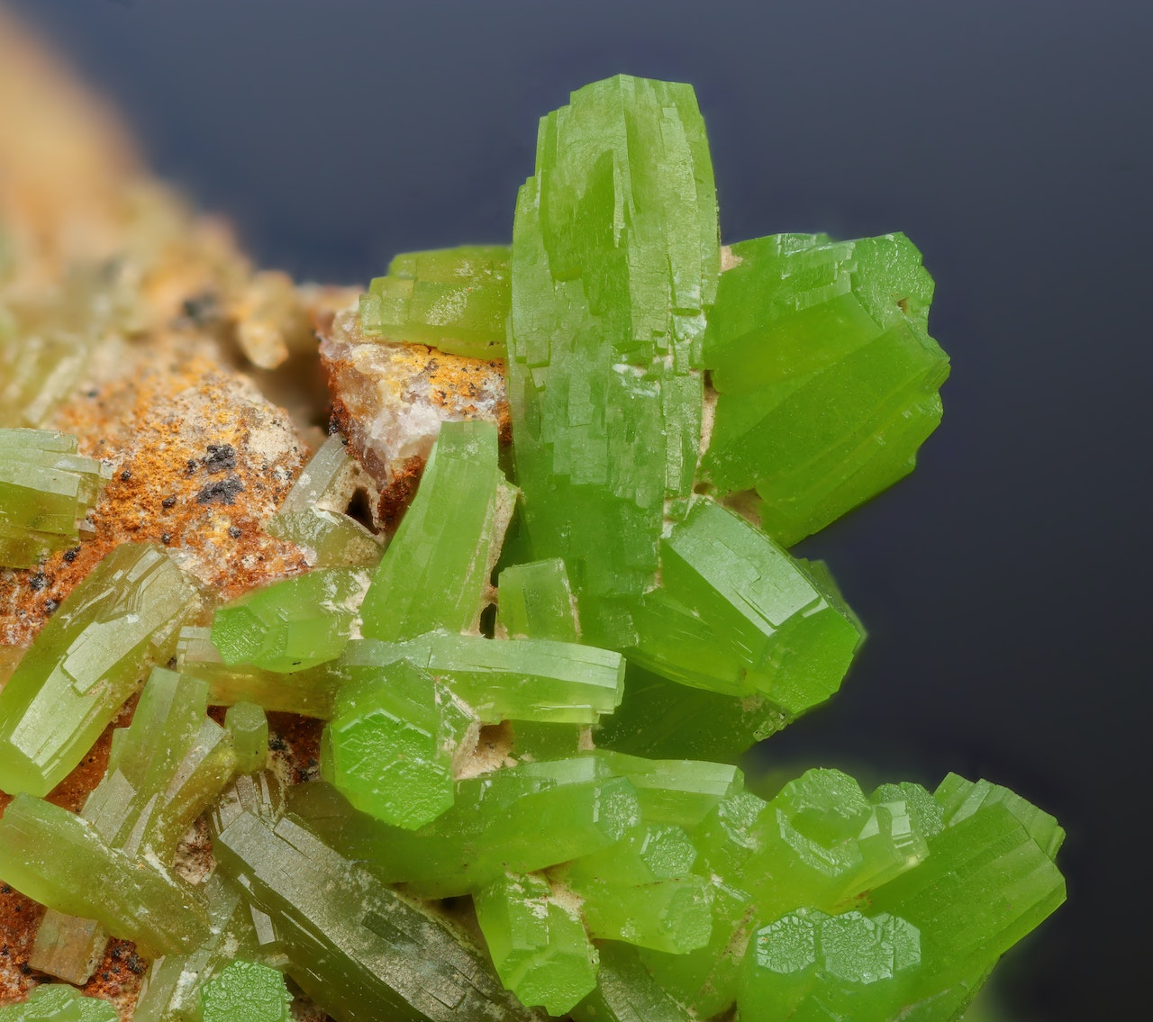 A Cluster of Pyromorphite Mineral