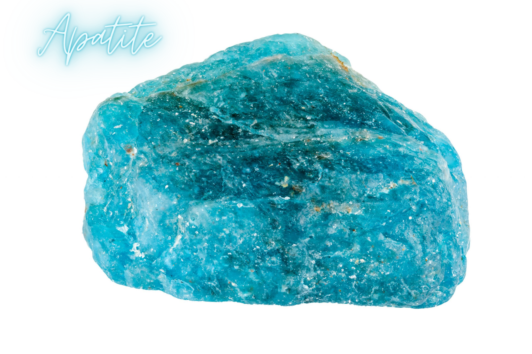 Rock-formed Apatite stone