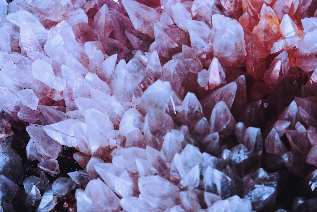 Close-up Shot Of Crystals