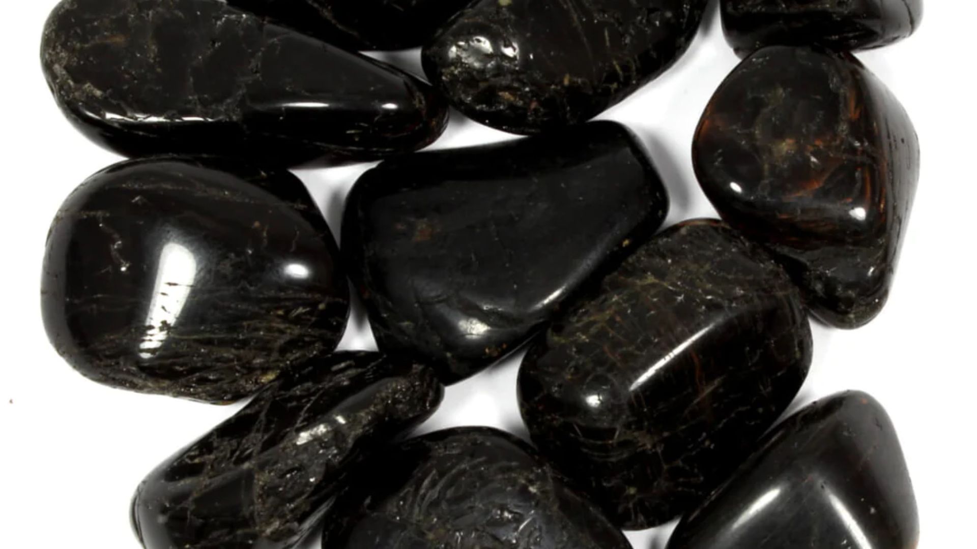 Closeup Of Black Stones