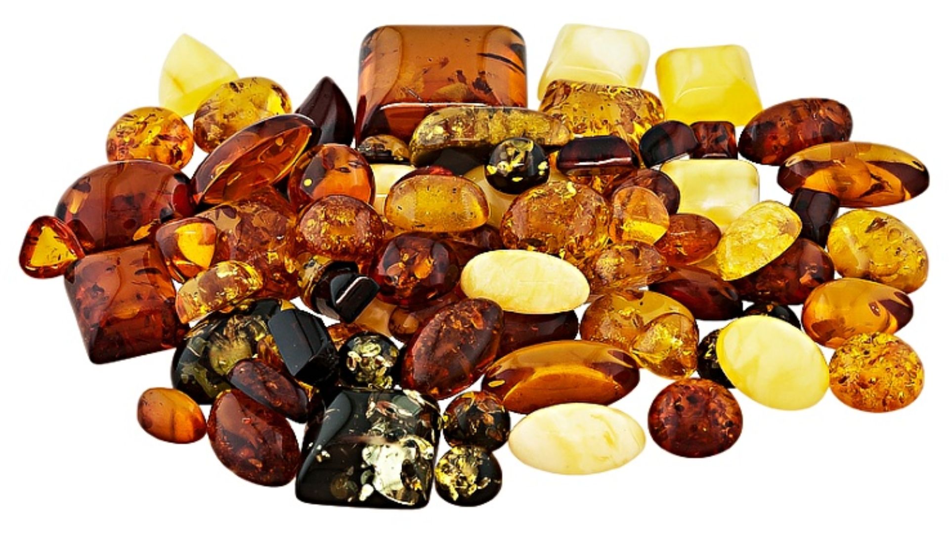 Many Different Shapes And Sizes Of Stones