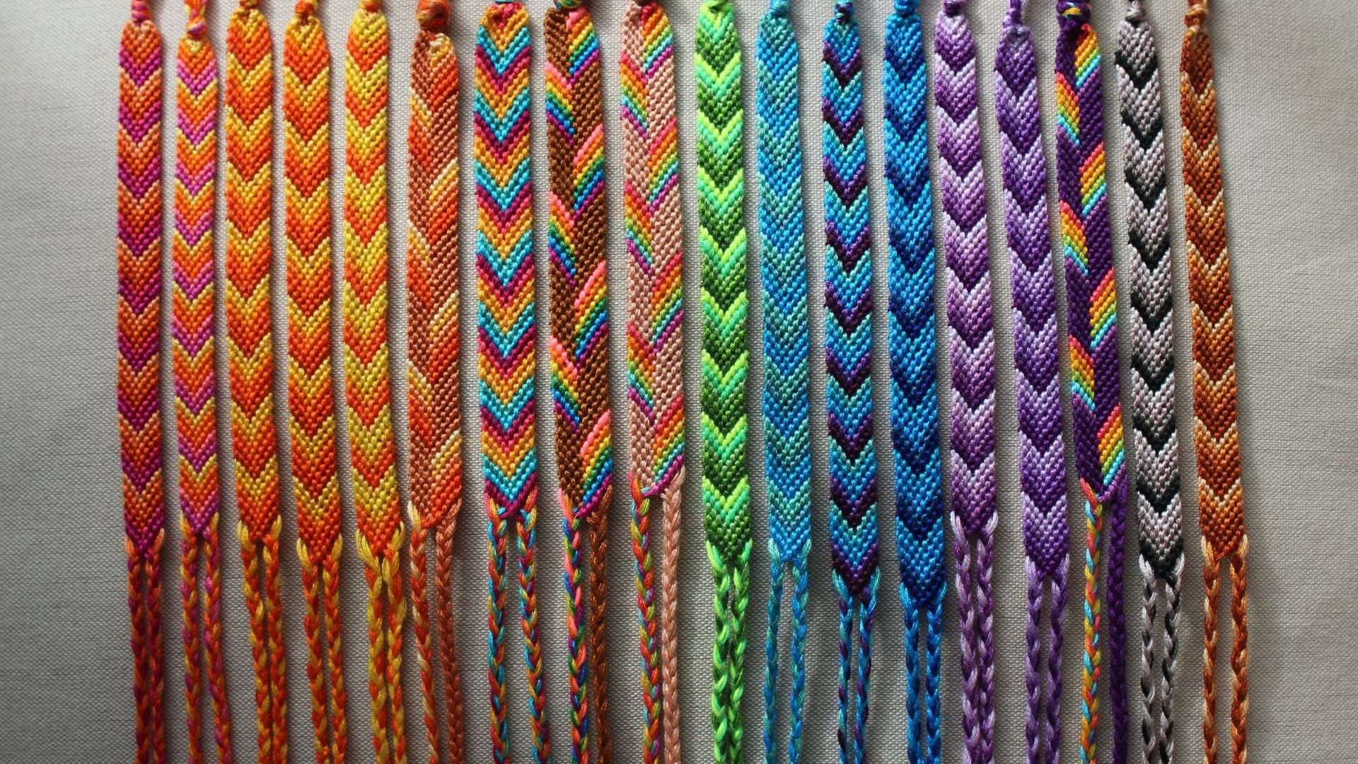 Multi Color Bracelet On A Table
