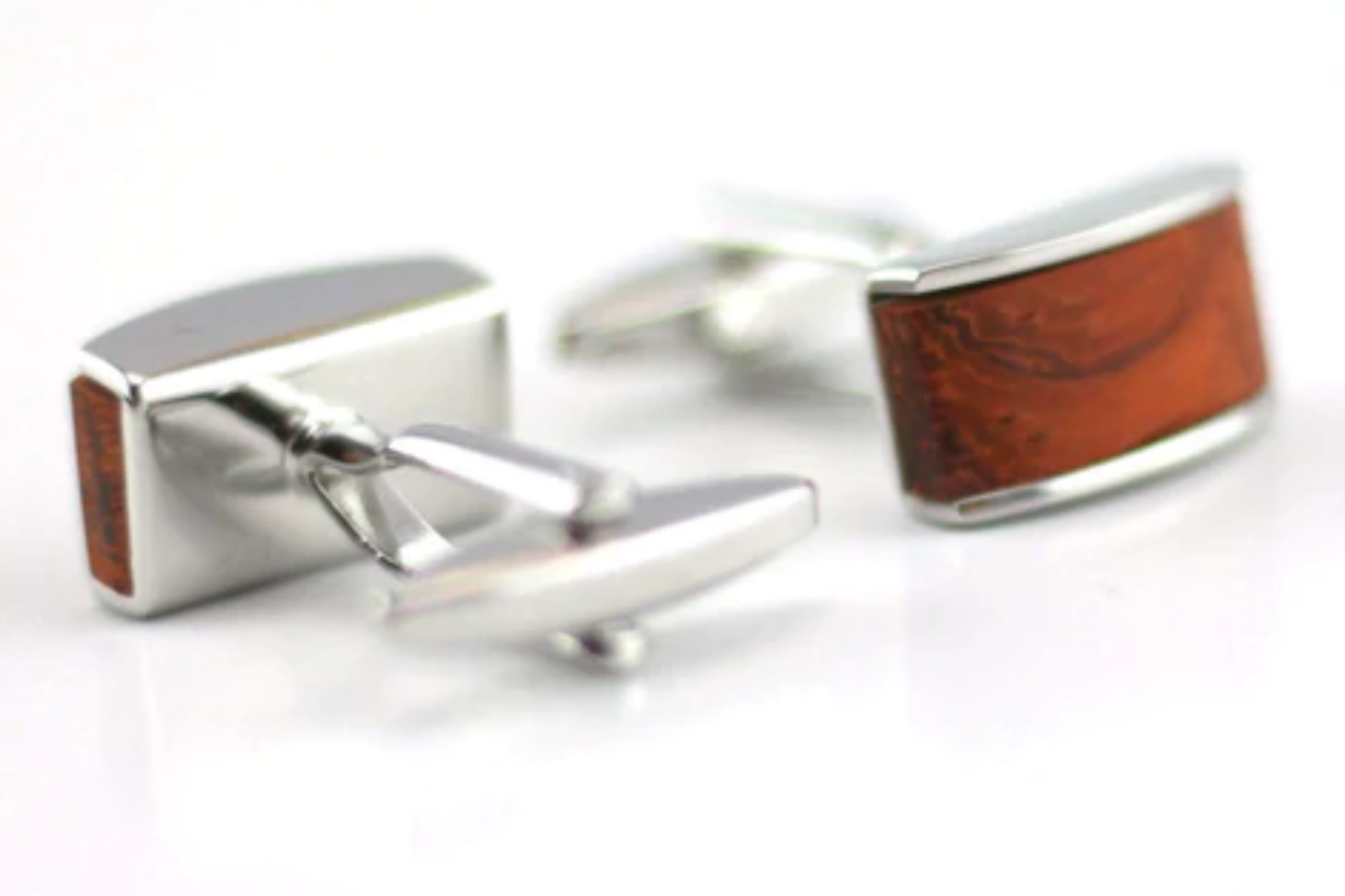 Wood Cufflinks For Men - Accessorize With Nature
