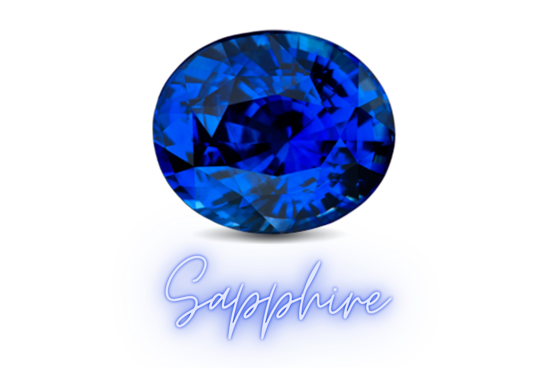 Round Sapphire stone