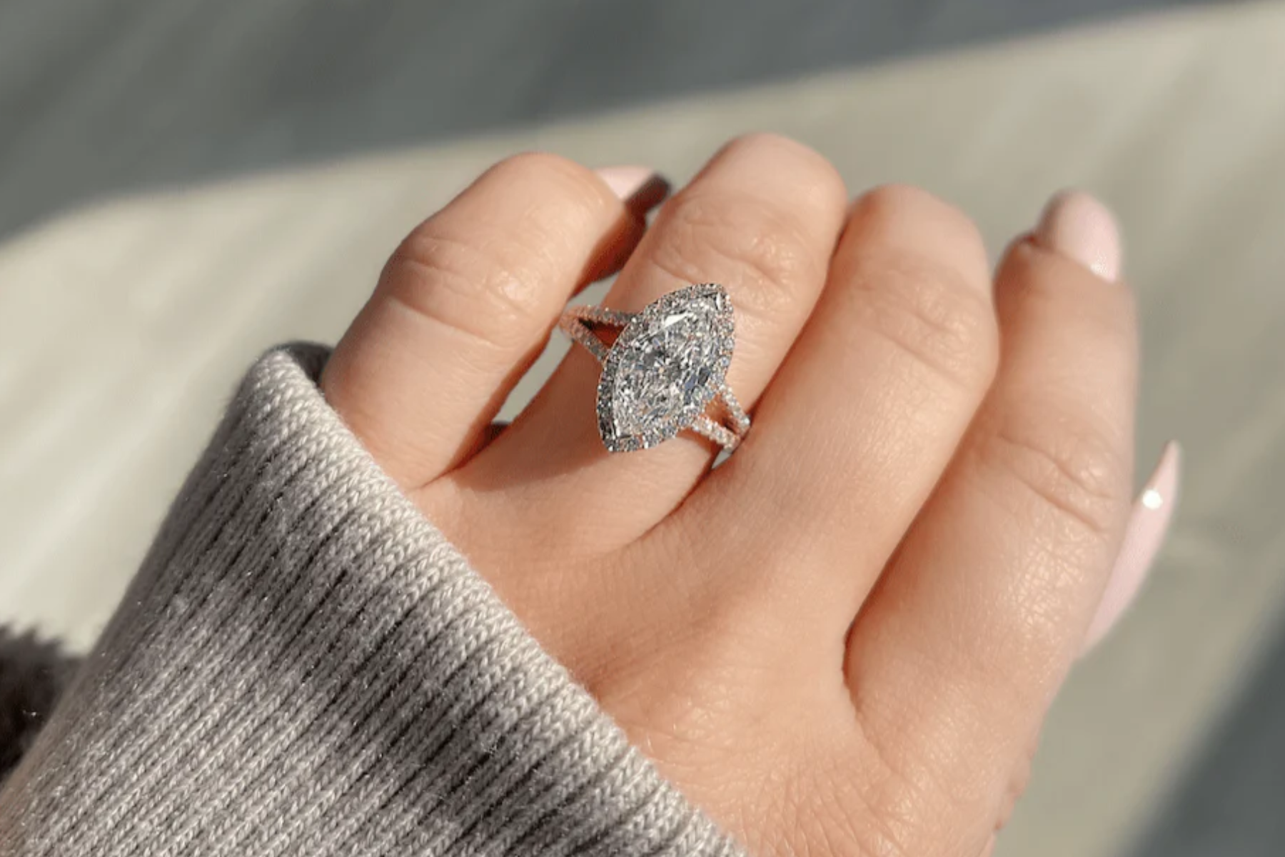Marquise Cut Diamond Engagement Rings - Invest In Your Love Story