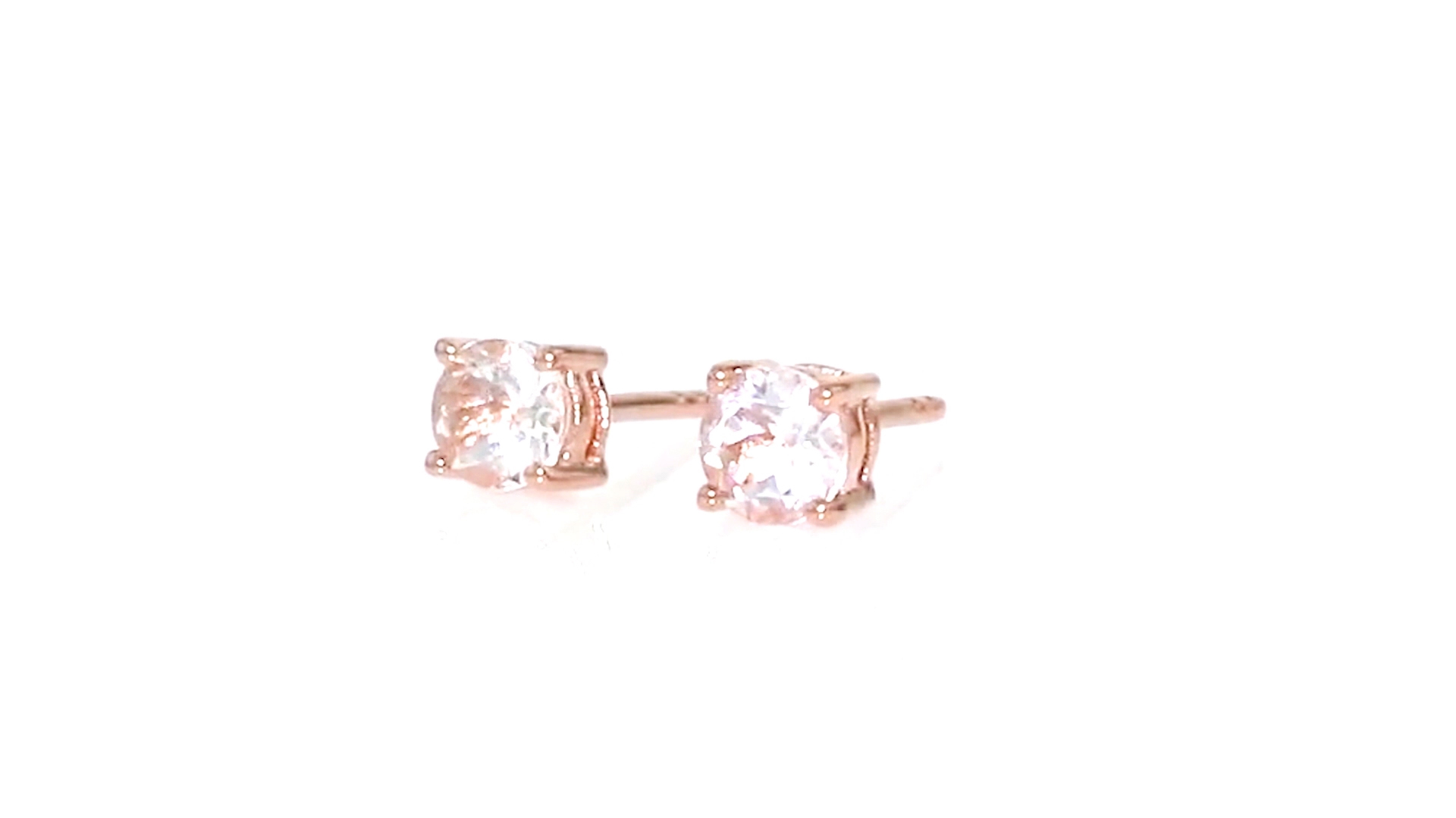 Pink Diamond Earrings - Beauty And Elegance
