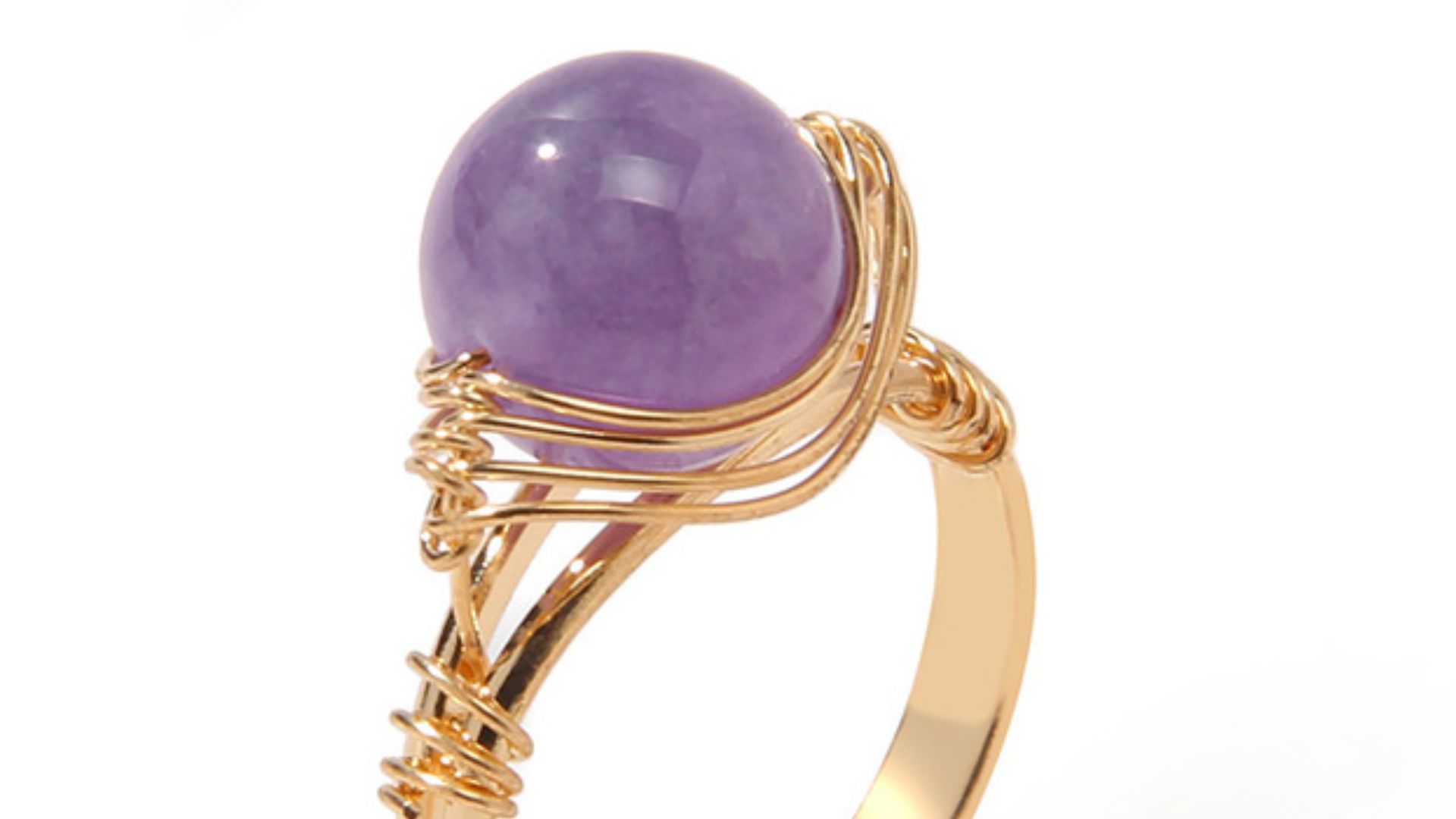 Ring With Purple Gemstone