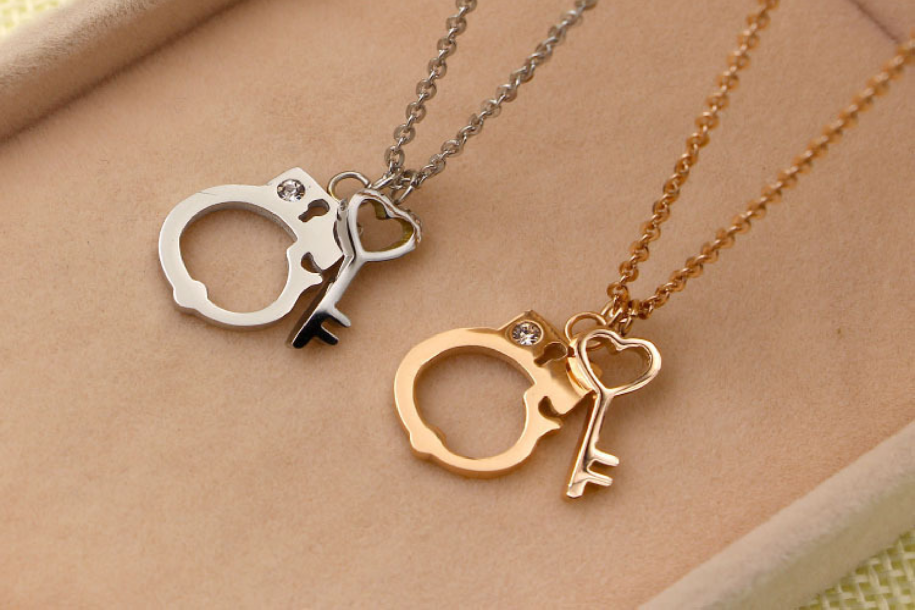 Handcuff Necklaces For Couples - Trendy And Unique