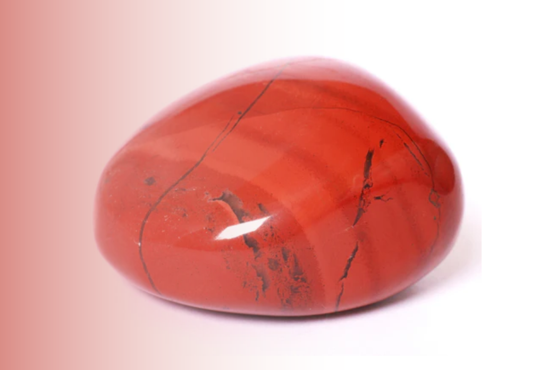 Soft rock-formed red jasper