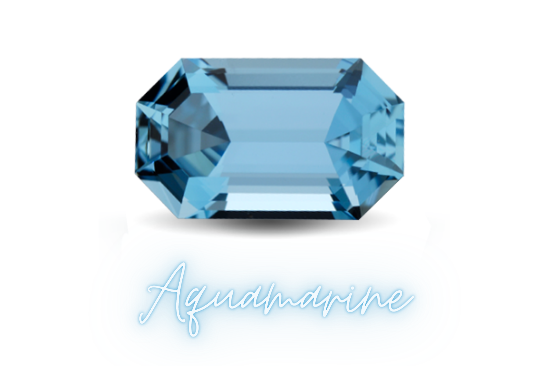 Octagonal Aquamarine stone