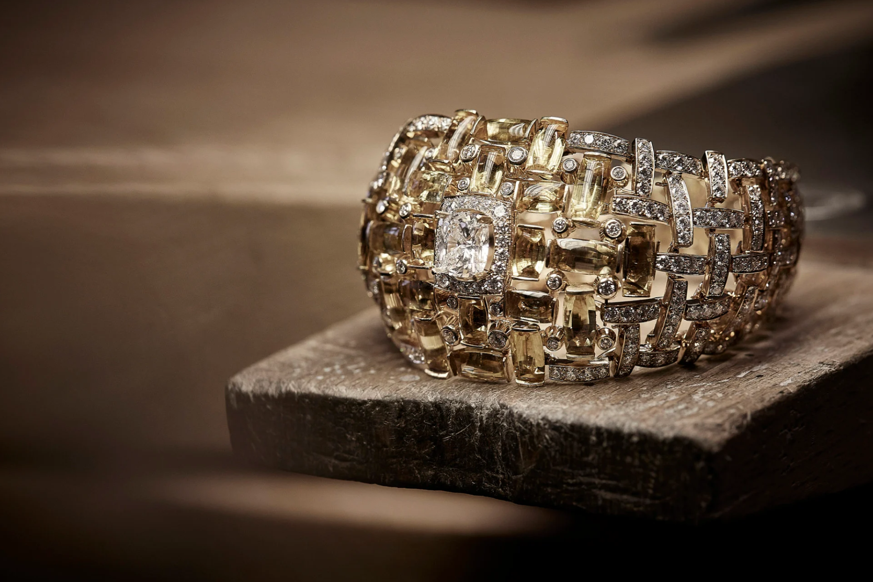 Chanel’s Tweed Byzance bracelet