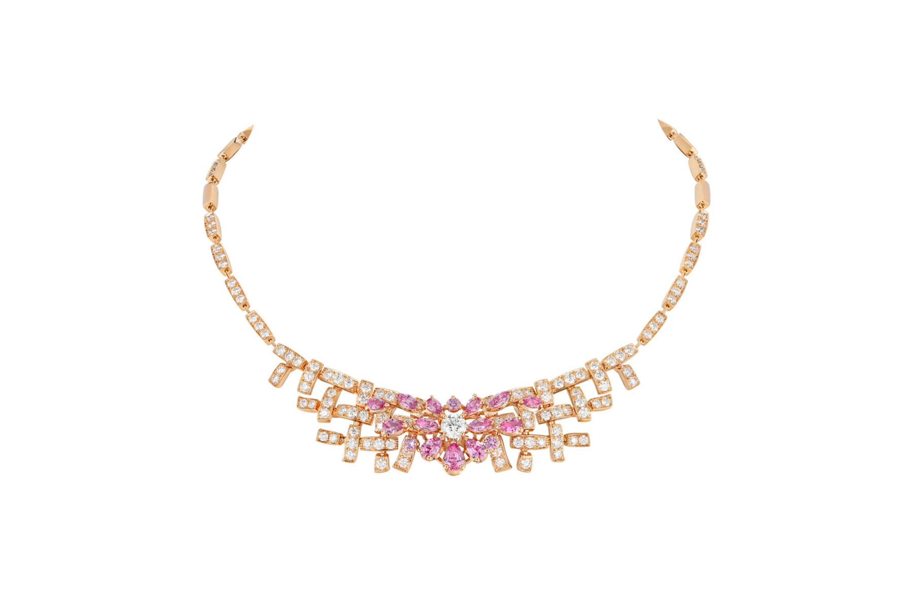 Chanel’s Tweed Poudré necklace