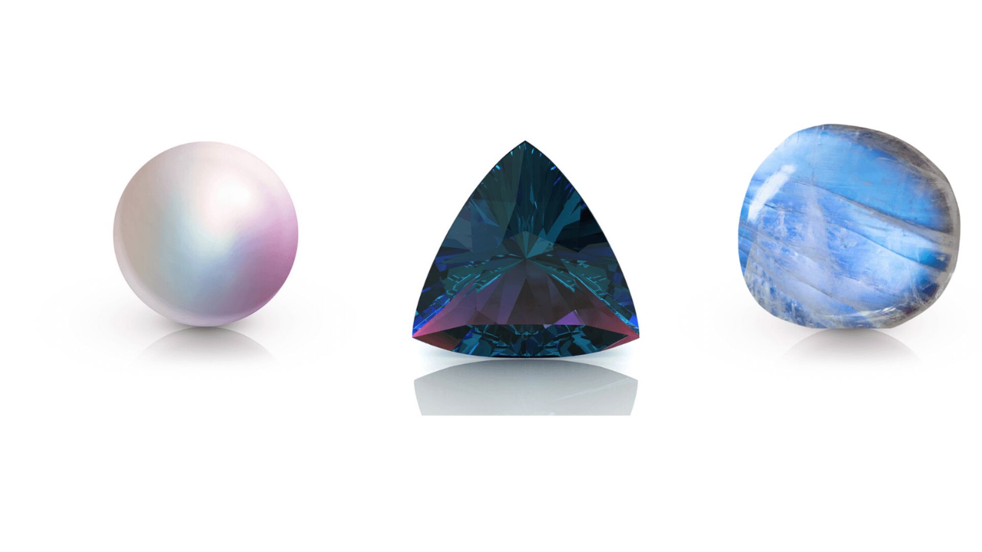 3 Different Shapes Of Gemstone