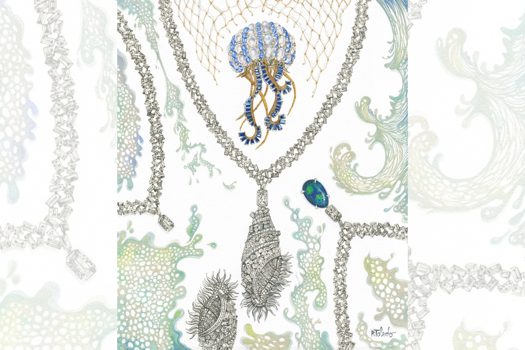 Tiffany & Co.’s new Blue Book collection, Out of the Blue, is an aquatic fantasia featuring the world’s most exquisite gems