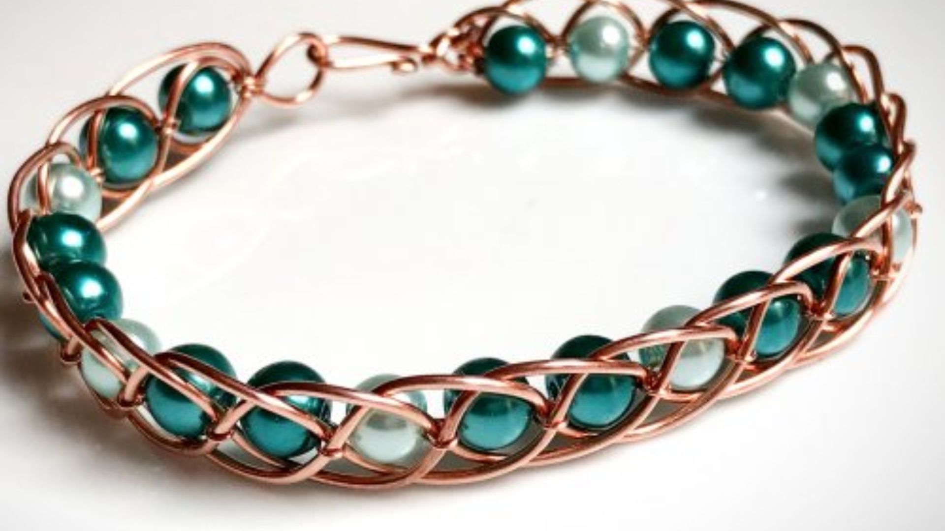 Erika Pal's Xs and Os Beaded Wire Bracelet