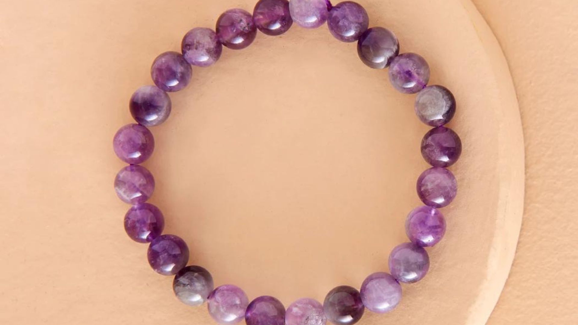 Purple Color Bead's Bracelet