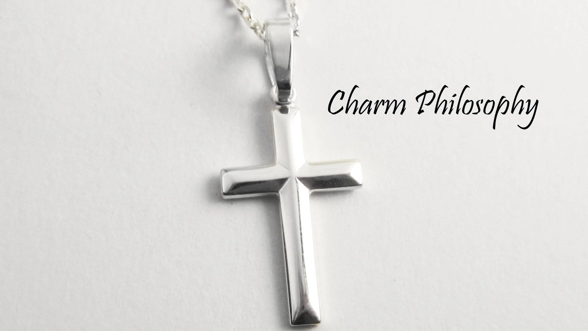 Sterling Silver Cross Necklace Religious Jewelry