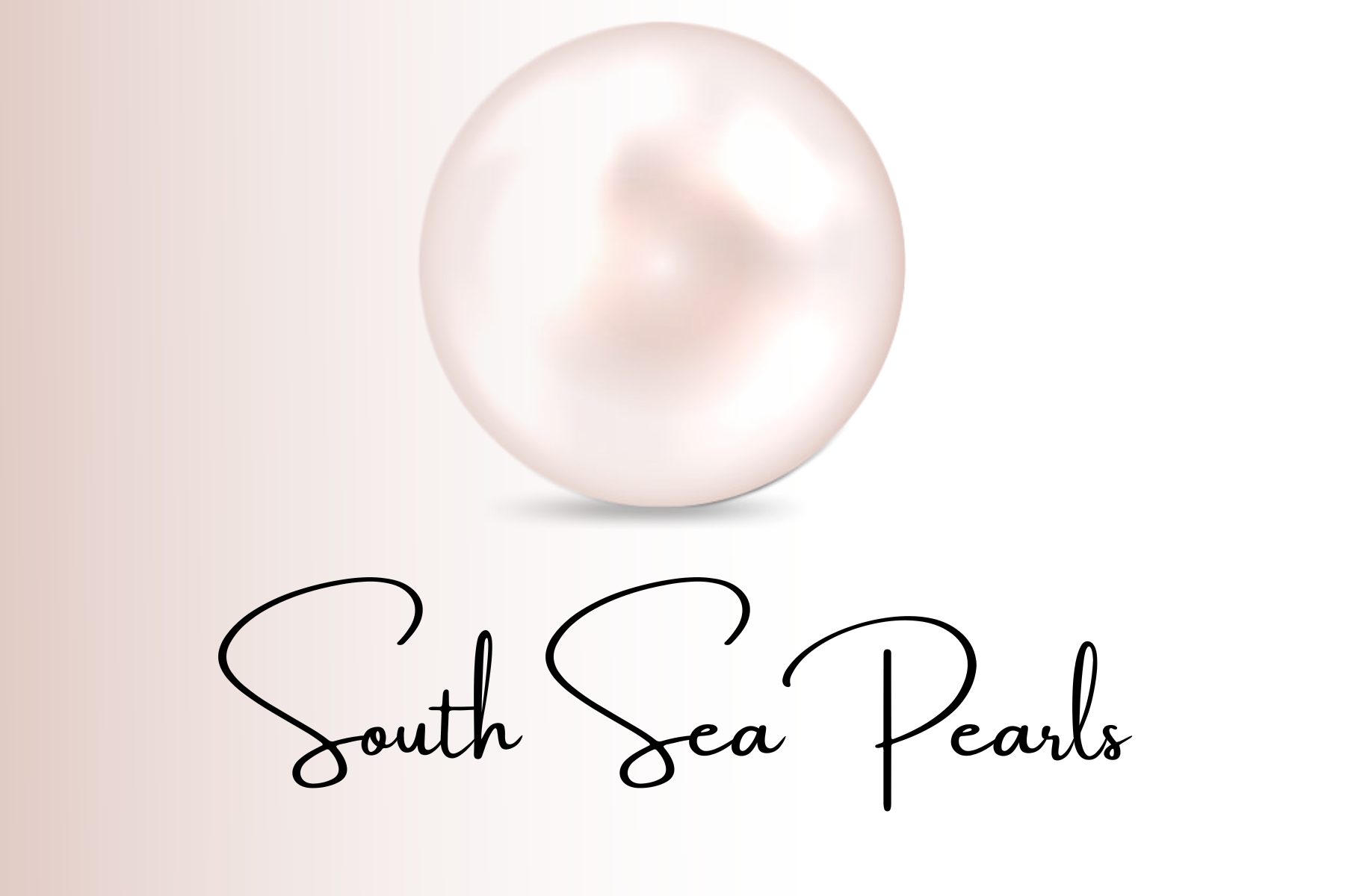 Round pink south sea pearl