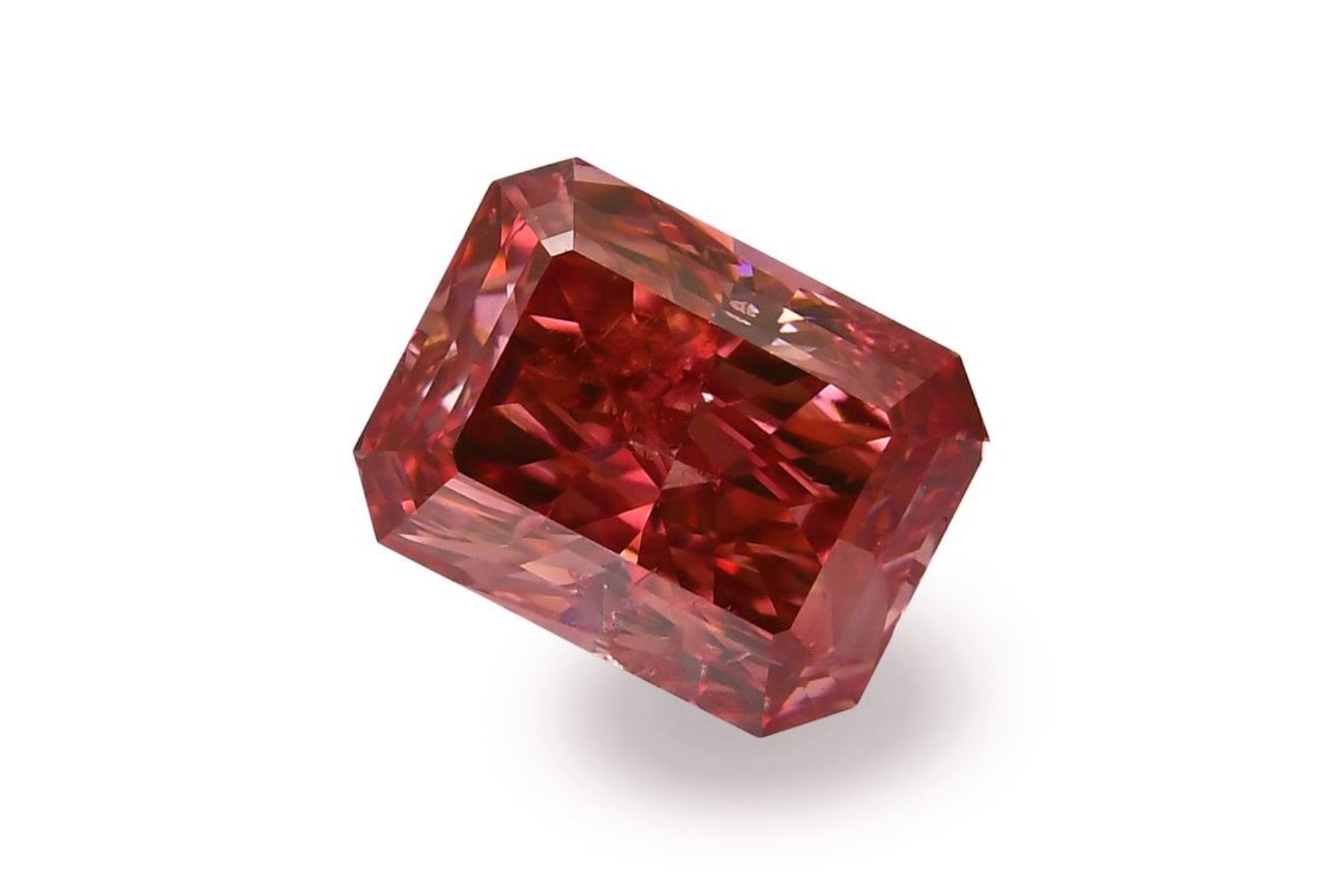 Octagonal Red Argyle diamond