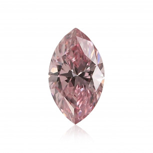 Dual-pointed shape pink diamond