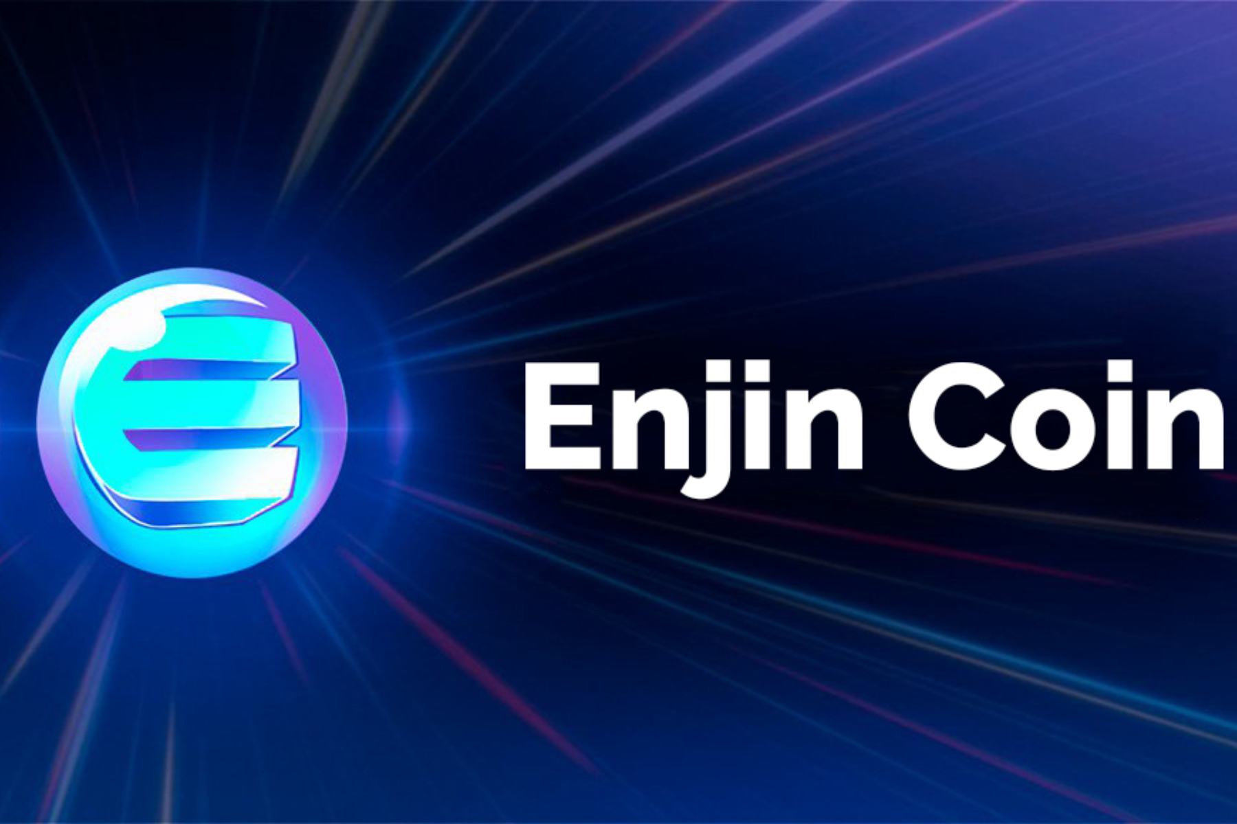 The logo of Enjin Coin (ENJ)