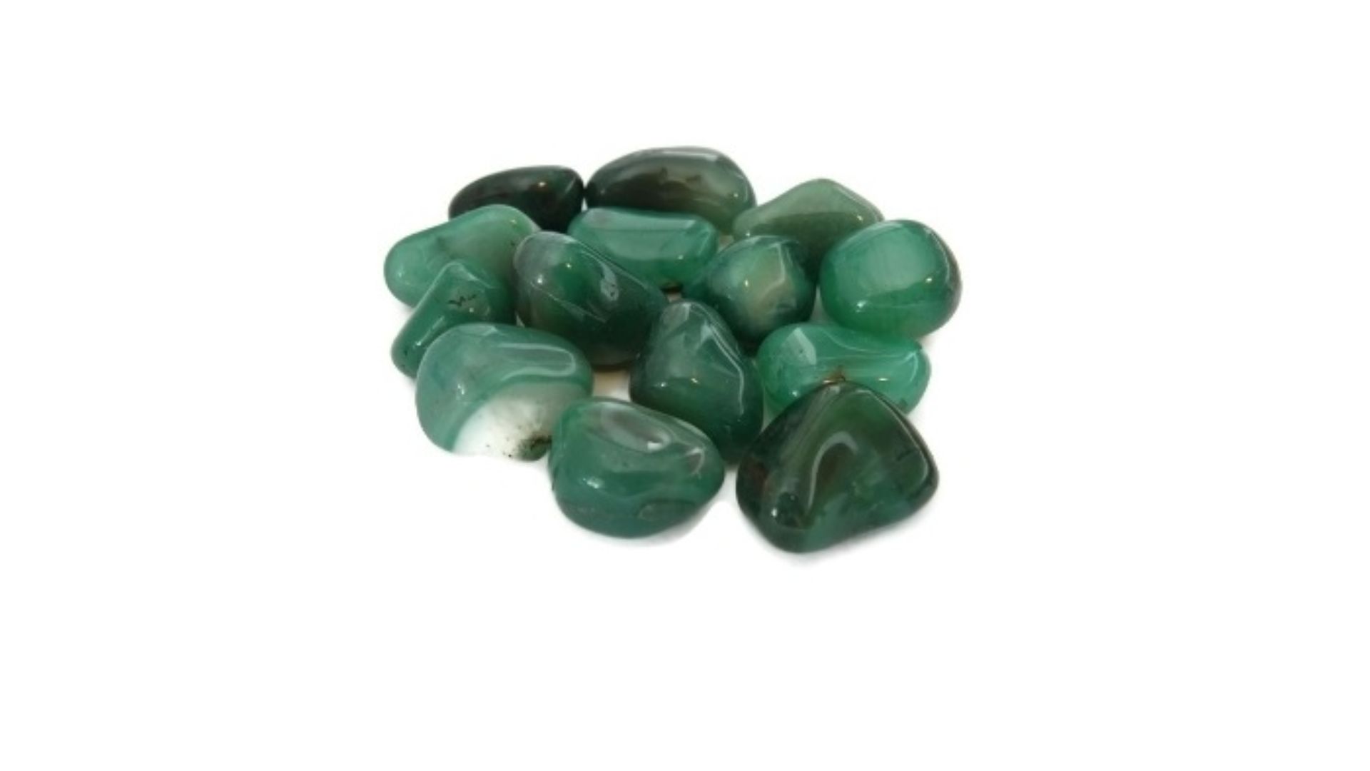 Small Stones Of Green Agate