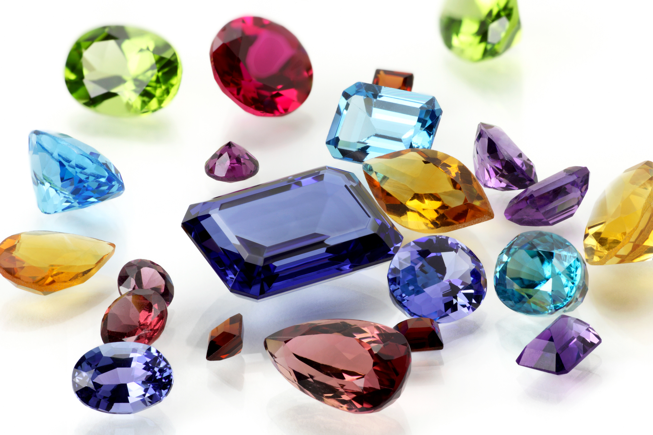 Collection of December Birthstones