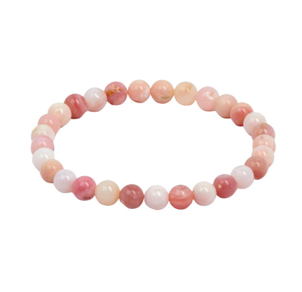Pink Opal Elastic Bracelet