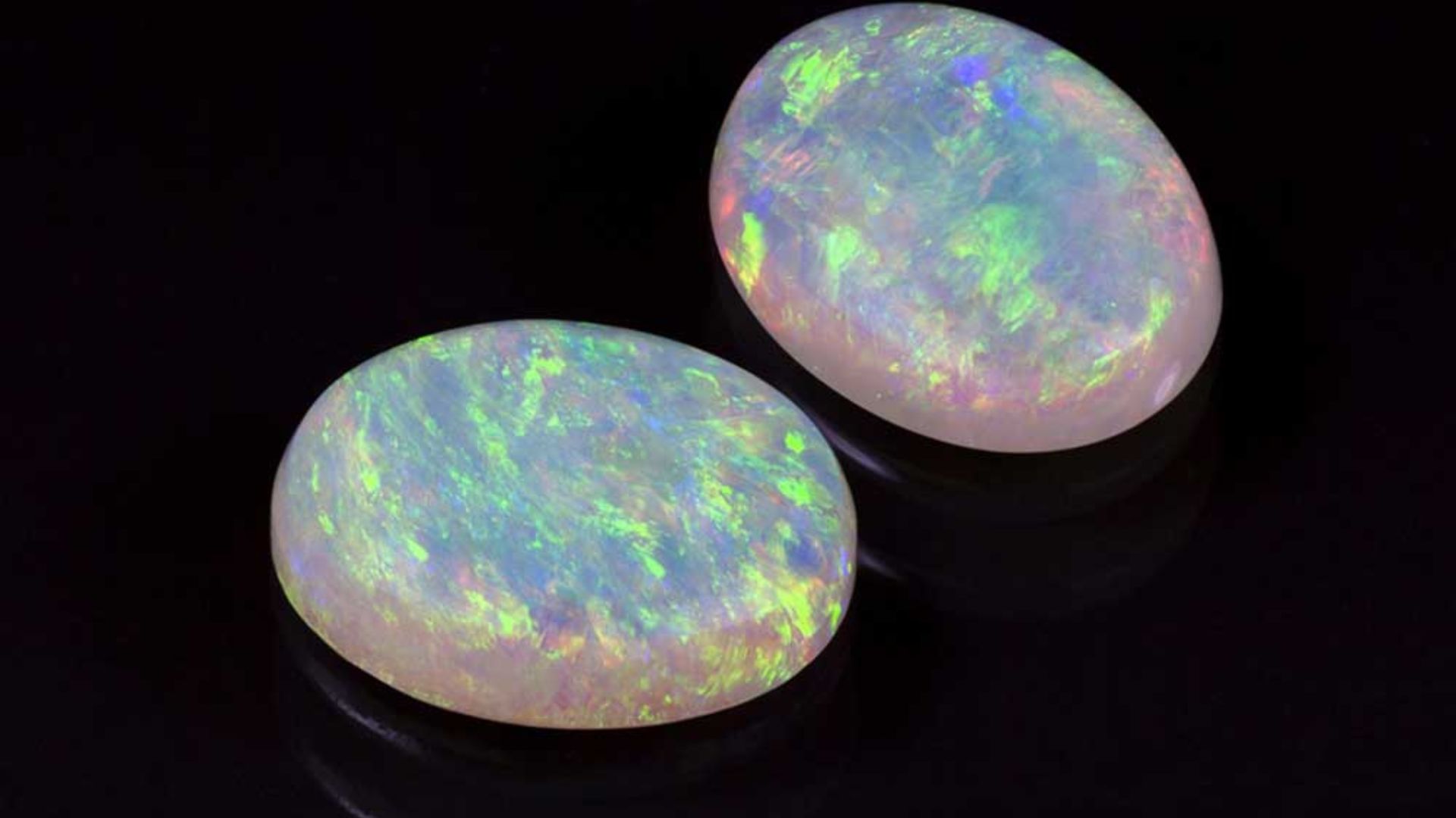 Glowing Opal Gemstone