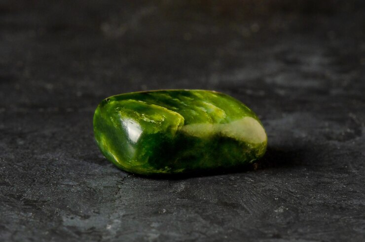 Green jade stone