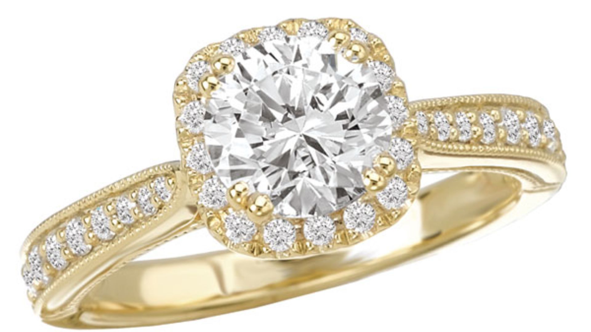 18k Elite Color Couture Collection Natural Diamond Engagement Ring