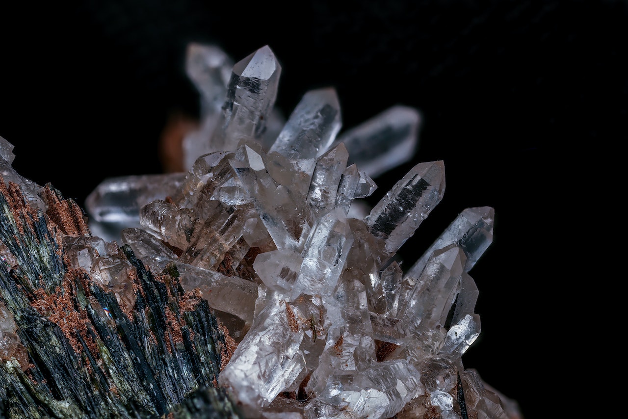 A Cluster of Quartz Crystal